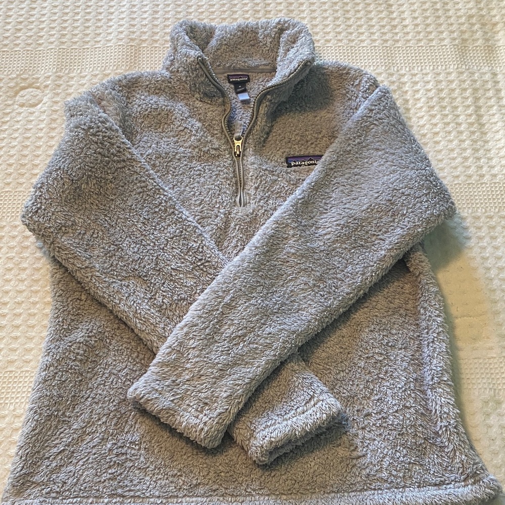 Patagonia Light Gray Los Gatos Fleece pullover medium
